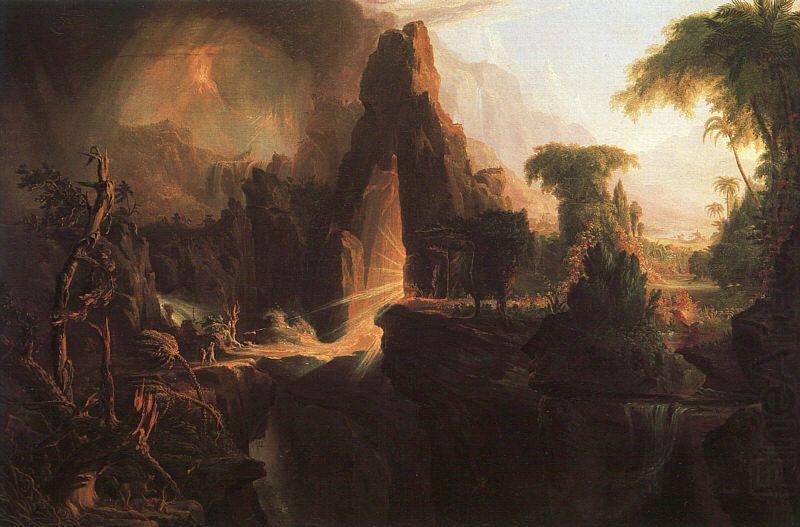 Expulsion From the Garden of Eden, Thomas Cole